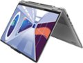 Left. Lenovo - Yoga 7 16" WUXGA 2 in 1 Touch Screen Laptop - AMD Ryzen 7 7735U - 16GB Memory - 512GBSSD - Arctic Grey.