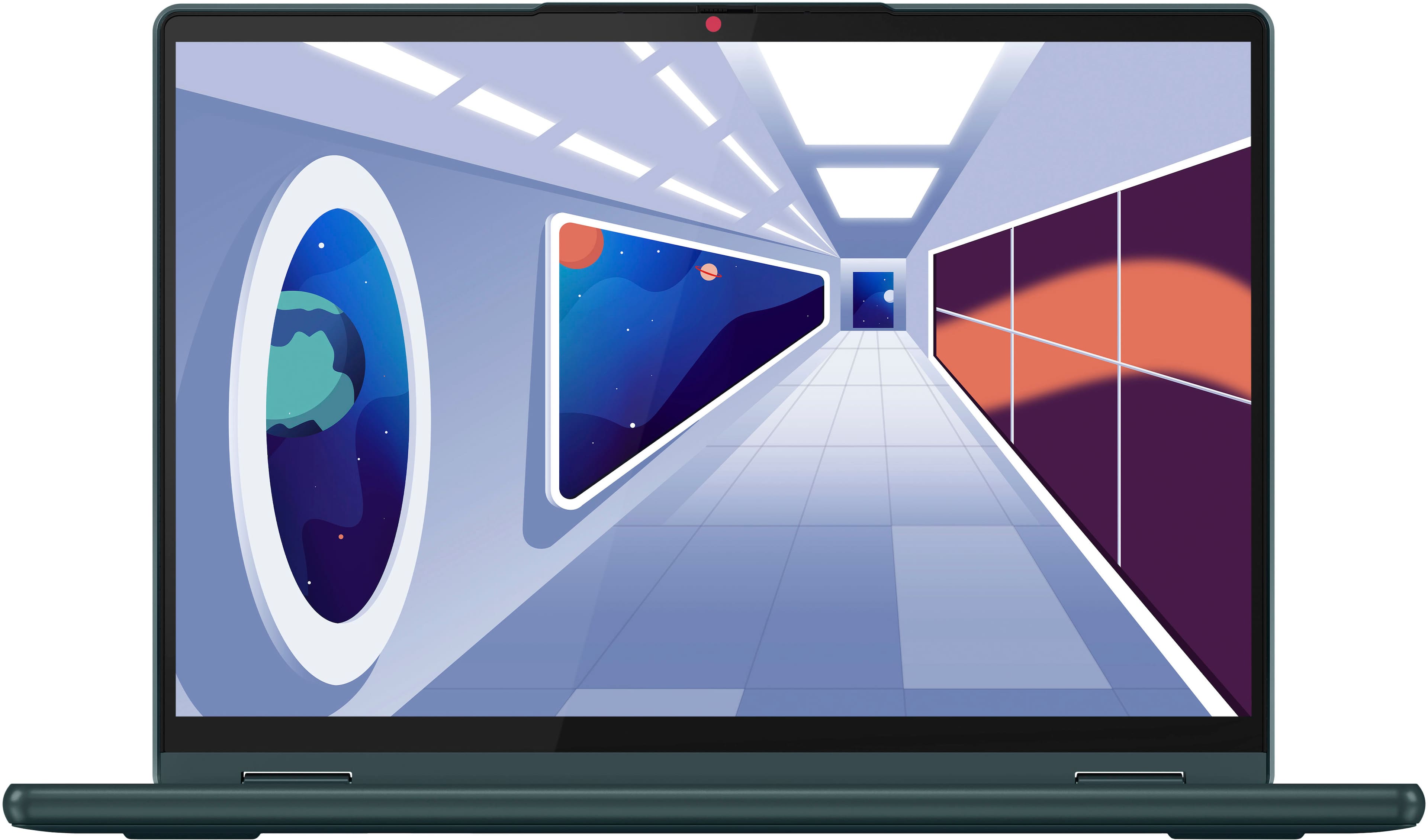 Alt View 13. Lenovo - Yoga 6 2-in-1 13.3" WUXGA (1920 x 1200) Touch Laptop -Ryzen 7 7730U with 16GB Memory - 512GB SSD - Dark Teal.