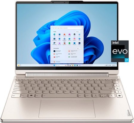 Lenovo - Yoga 9i 2-in-1 14" 2.8K OLED Touch Laptop with Pen - Intel Evo Platform - Core i7-1360P with 16GB Memory - 512GB SSD - Oatmeal_0