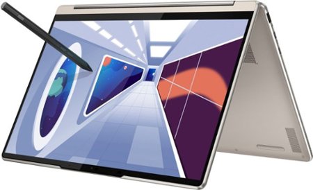 Lenovo - Yoga 9i 2-in-1 14" 2.8K OLED Touch Laptop with Pen - Intel Evo Platform - Core i7-1360P with 16GB Memory - 512GB SSD - Oatmeal_2