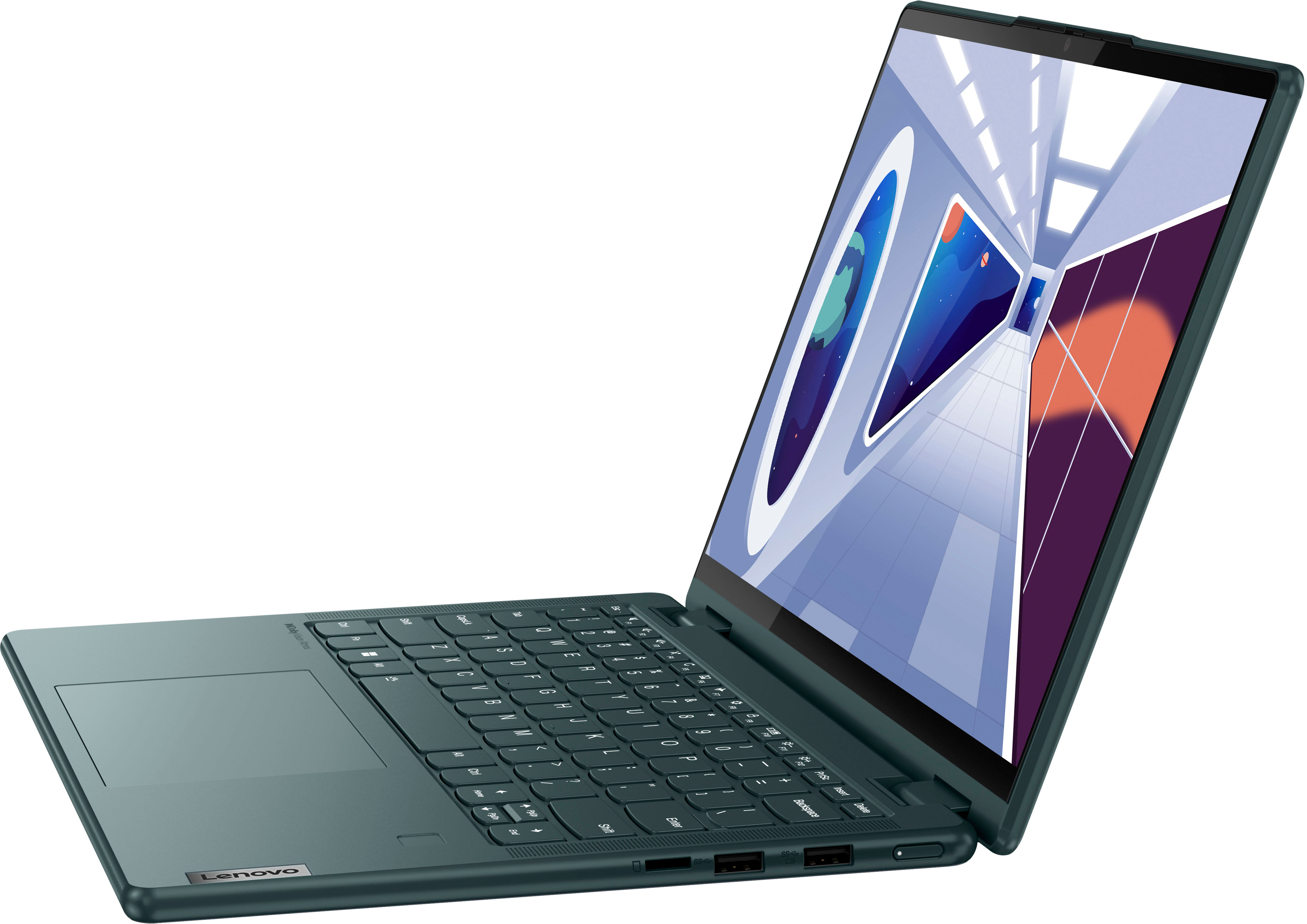 Lenovo - Yoga 6 2-in-1 13.3" WUXGA (1920 x 1200) Touch Laptop -Ryzen 5 7530U with 8GB Memory - 256GB SSD - Dark Teal