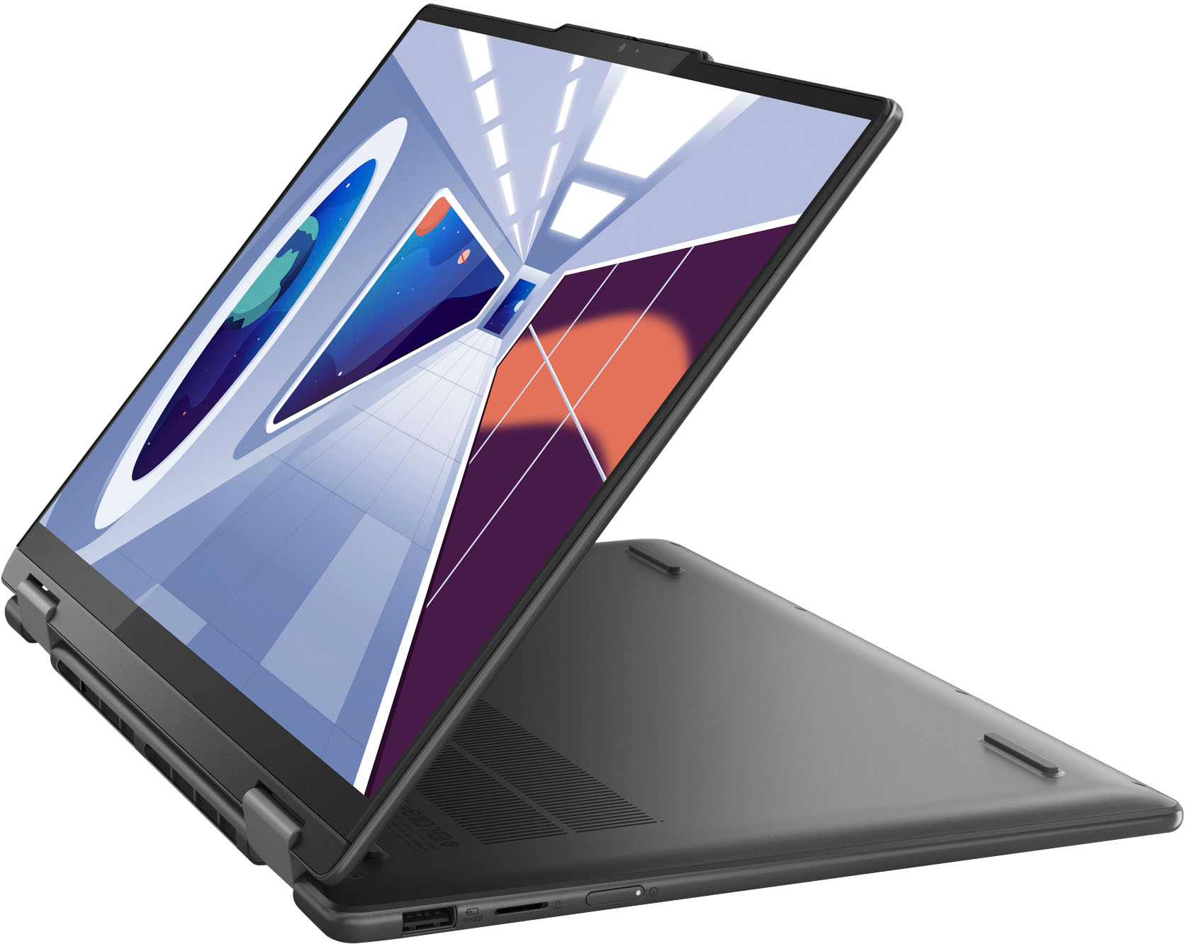 Lenovo - Yoga 7i 2-in-1 14" 2.2K Laptop - Intel Evo Platform - Intel Core i7-1355U with 16GB Memory - 512GB SSD - Storm Grey