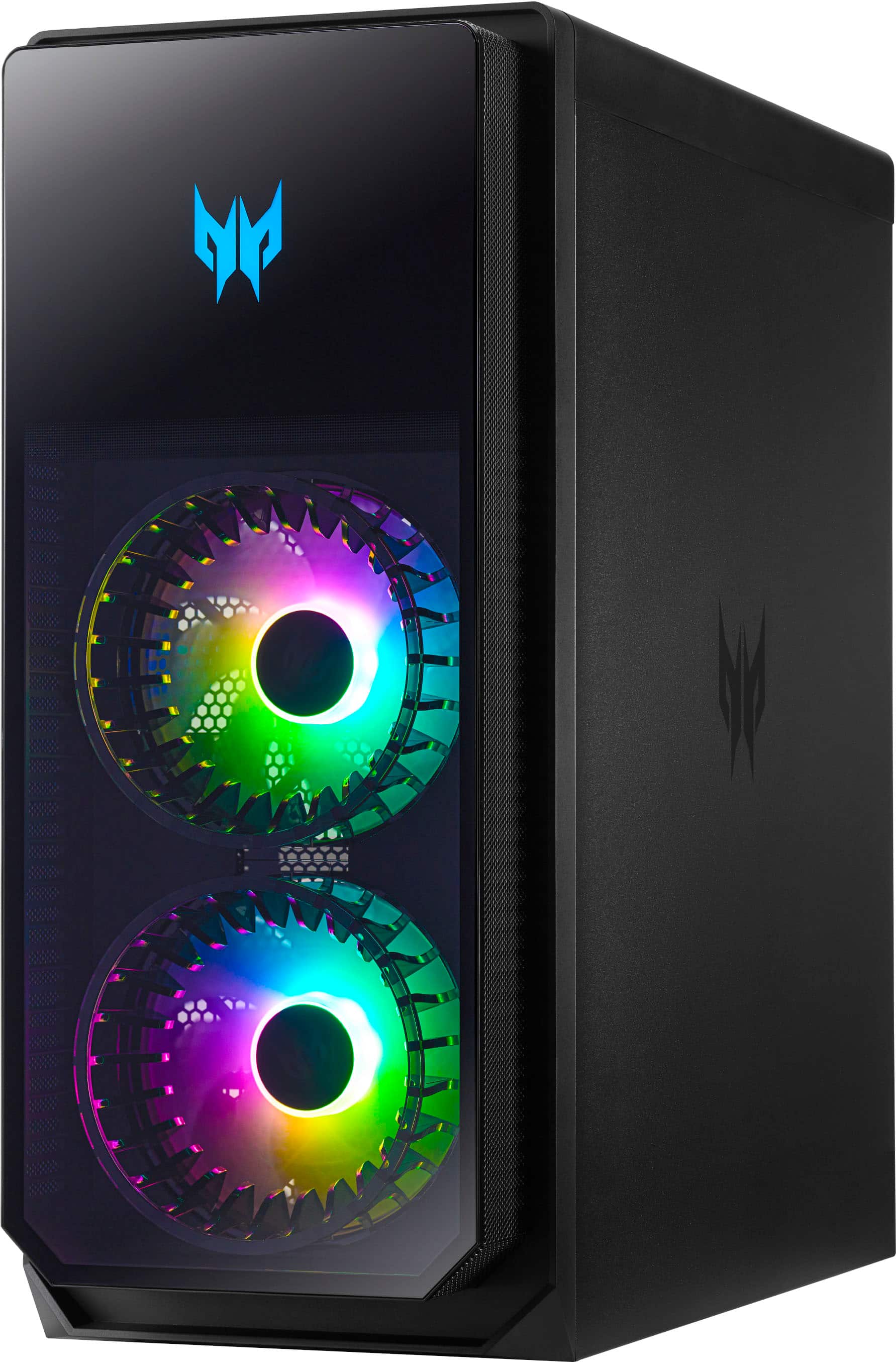 Alt View 4. Acer - Predator Orion 5000 Gaming Desktop- Intel Core i7-13700F-16GB DDR5 Memory- NVIDIA GeForce RTX 3070 - 1TB Gen 4 SSD - Black.