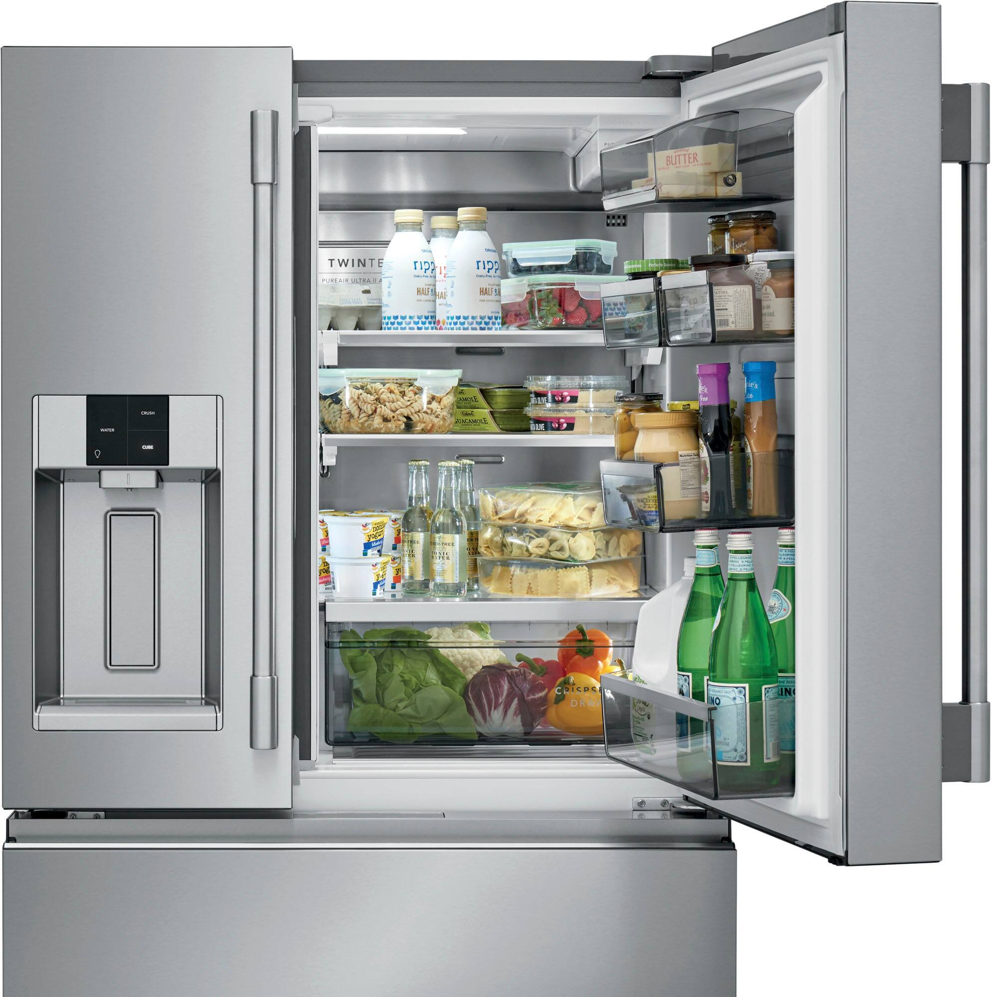 Alt View 13. Frigidaire - Professional 21.4 Cu. Ft. 4-Door French Door Counter-Depth Refrigerator - Stainless Steel.