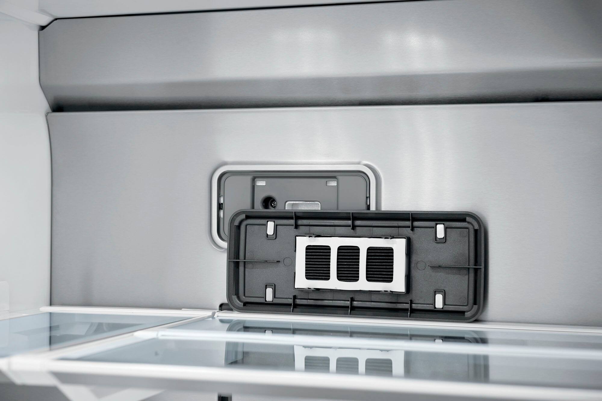 Alt View 19. Frigidaire - Professional 21.4 Cu. Ft. 4-Door French Door Counter-Depth Refrigerator - Stainless Steel.