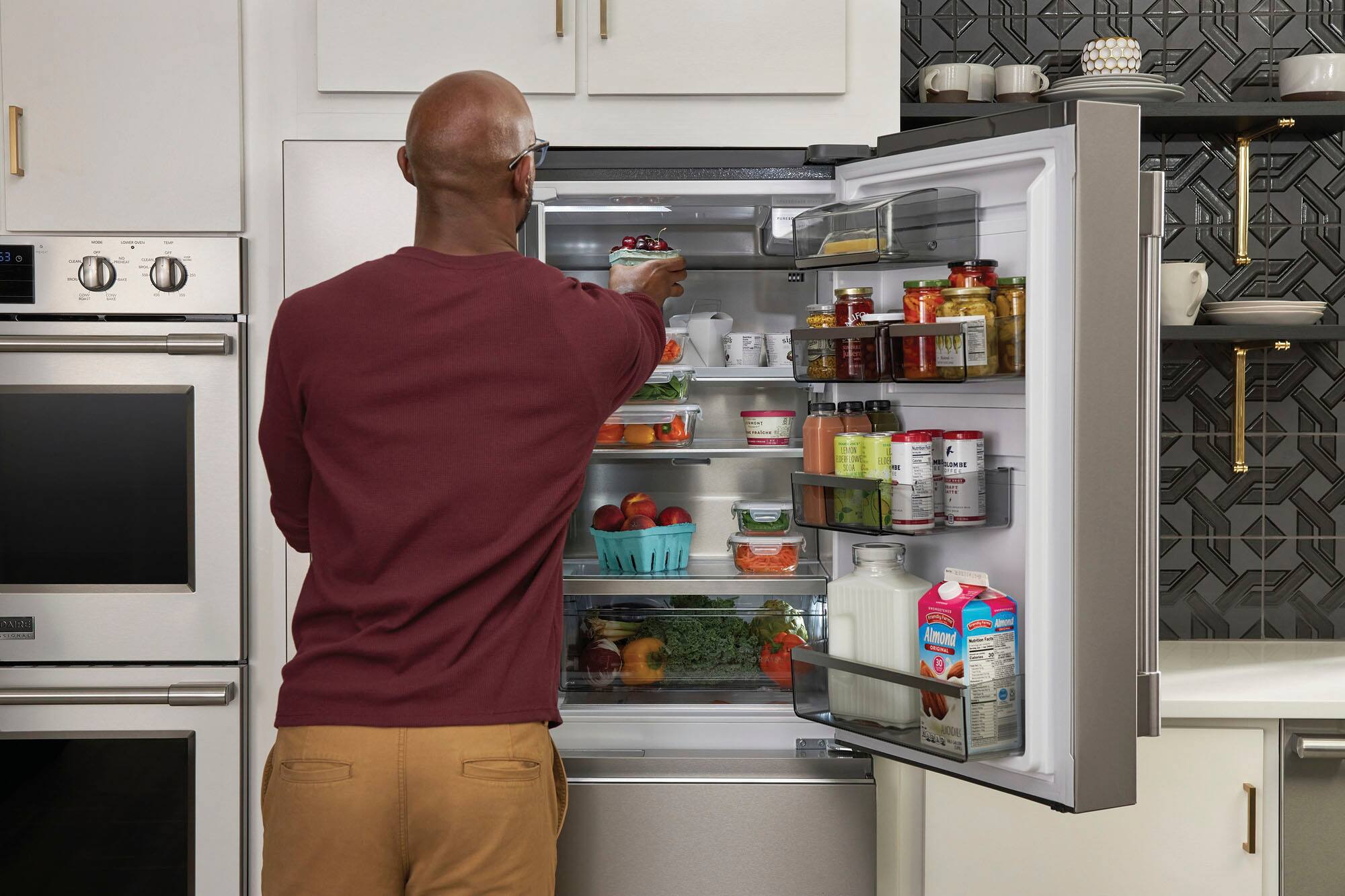 Alt View 24. Frigidaire - Professional 21.4 Cu. Ft. 4-Door French Door Counter-Depth Refrigerator - Stainless Steel.