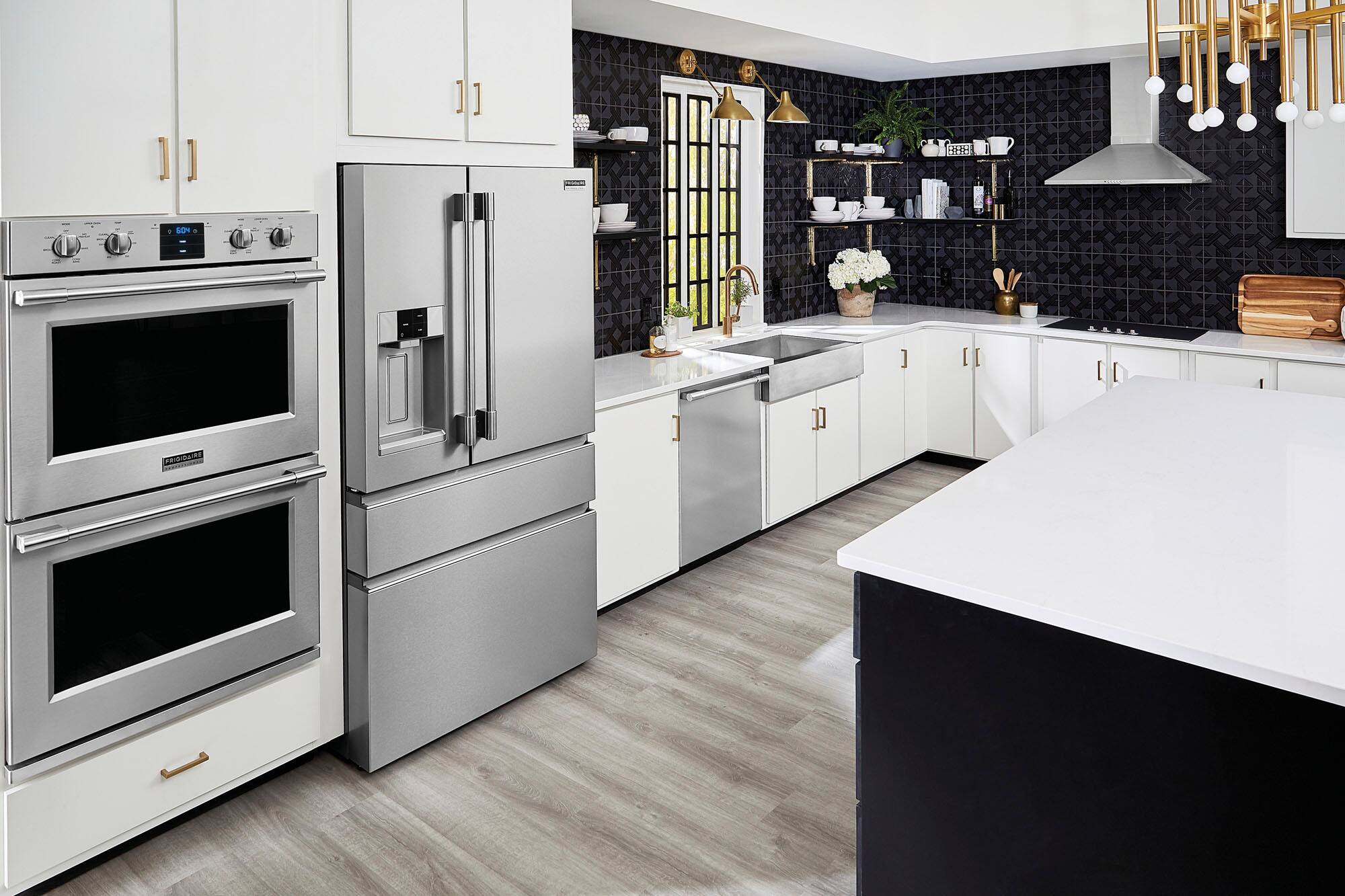 Alt View 25. Frigidaire - Professional 21.4 Cu. Ft. 4-Door French Door Counter-Depth Refrigerator - Stainless Steel.