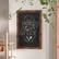 Alt View 13. Alamont Home - Canterbury 24"W x 0.75"D x 36"H Magnetic Wall Mounted Chalkboard - Torched Brown.