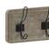Alt View 18. Alamont Home - Daly 24"W x 3.1"D x 6.5"H Coat Rack - Weathered Brown Wood.
