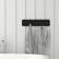 Alt View 14. Alamont Home - Daly 24"W x 3.1"D x 6.5"H Coat Rack - Black.