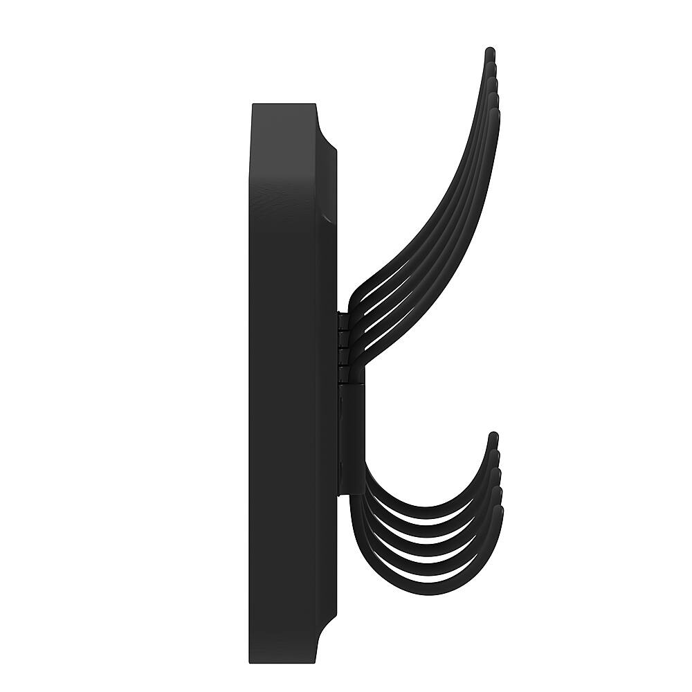 Alt View 18. Alamont Home - Daly 24"W x 3.1"D x 6.5"H Coat Rack - Black.