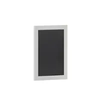 Alamont Home - Canterbury 18"W x 0.75"D x 24"H Magnetic Wall Mounted Chalkboard - Solid White - Front_Zoom