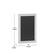 Alt View 14. Alamont Home - Canterbury 18"W x 0.75"D x 24"H Magnetic Wall Mounted Chalkboard - Solid White.