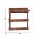 Alt View 14. Alamont Home - Campbell 20"W x 5.12"D x 20"H Mug Rack - Rustic Brown.
