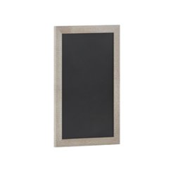 Flash Furniture - Canterbury 20"W x 0.75"D x 30"H Magnetic Wall Mounted Chalkboard - Weathered Brown - Front_Zoom