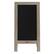 Alt View 12. Alamont Home - Canterbury 20"W x 2-26"D x 40"H Magnetic A-Frame Chalkboard - Weathered Brown.