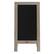 Alt View 16. Alamont Home - Canterbury 20"W x 2-26"D x 40"H Magnetic A-Frame Chalkboard - Weathered Brown.