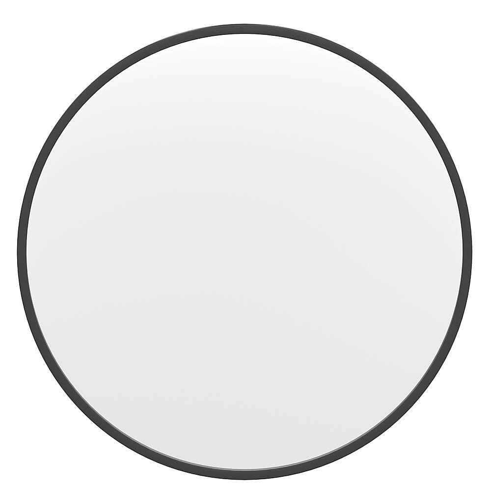 Alt View 12. Alamont Home - Julianne 24" Round Wall Mounted Mirror - Black.
