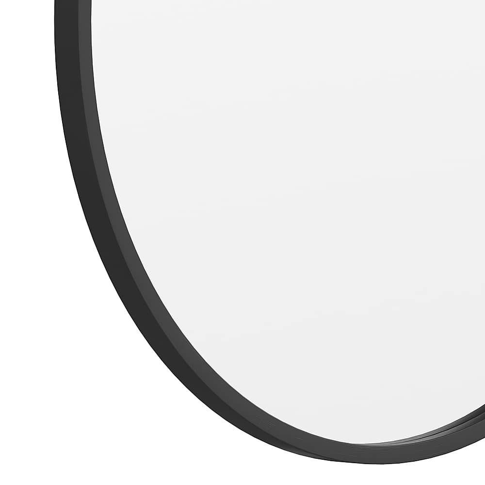 Alt View 18. Alamont Home - Julianne 24" Round Wall Mounted Mirror - Black.
