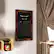 Alt View 15. Alamont Home - Canterbury 20"W x 0.75"D x 30"H Magnetic Wall Mounted Chalkboard - Torched Brown.