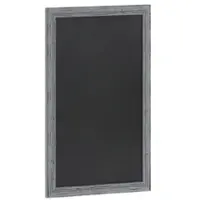 Alamont Home - Canterbury 24"W x 0.75"D x 36"H Magnetic Wall Mounted Chalkboard - Grey - Front_Zoom