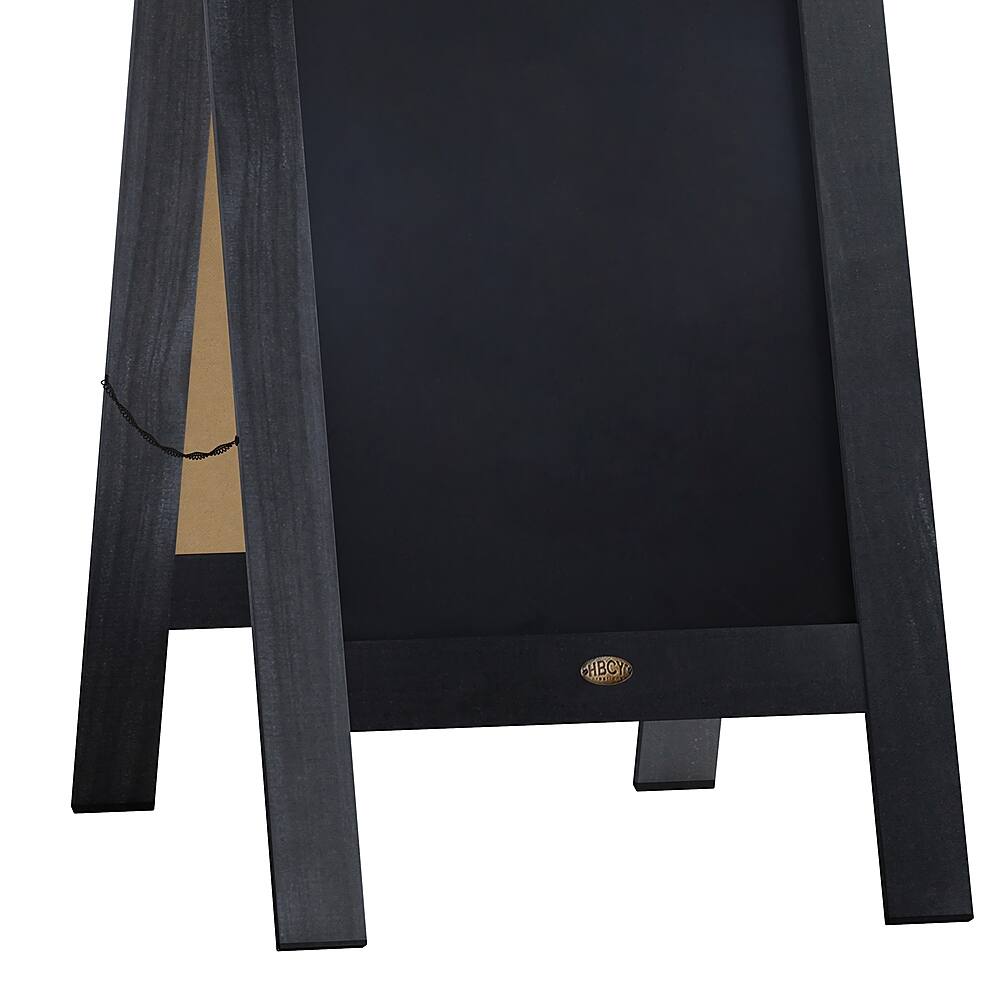 Alt View 17. Alamont Home - Canterbury 20"W x 2-26"D x 40"H Magnetic A-Frame Chalkboard - Black.