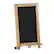 Front. Alamont Home - Canterbury 12"W x 1.88"D x 17"H Magnetic Tabletop Chalkboard - Torched Brown.