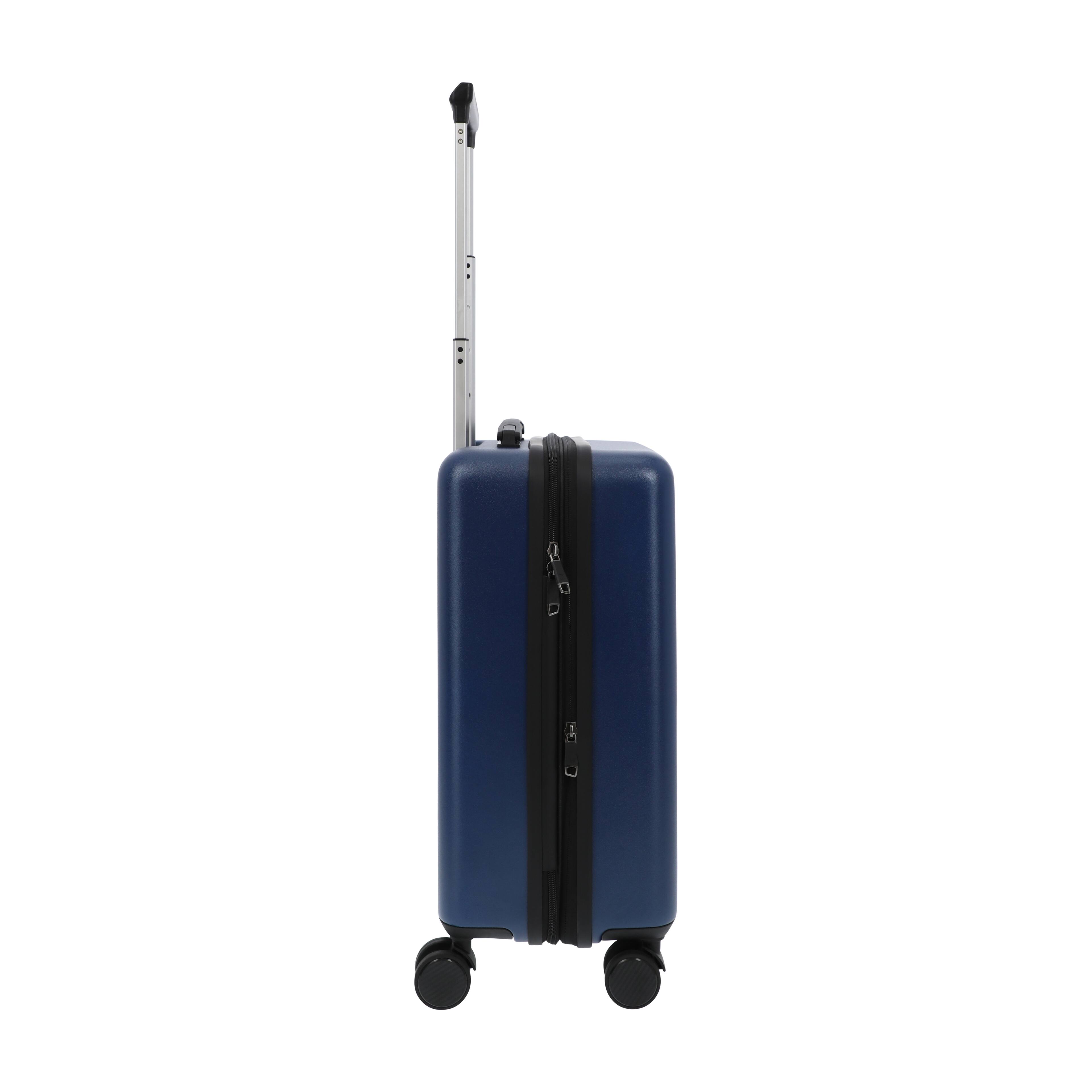 Left. Ful - HASBRO MONOPOLY 22.5" CARRY-ON LUGGAGE - BLUE.
