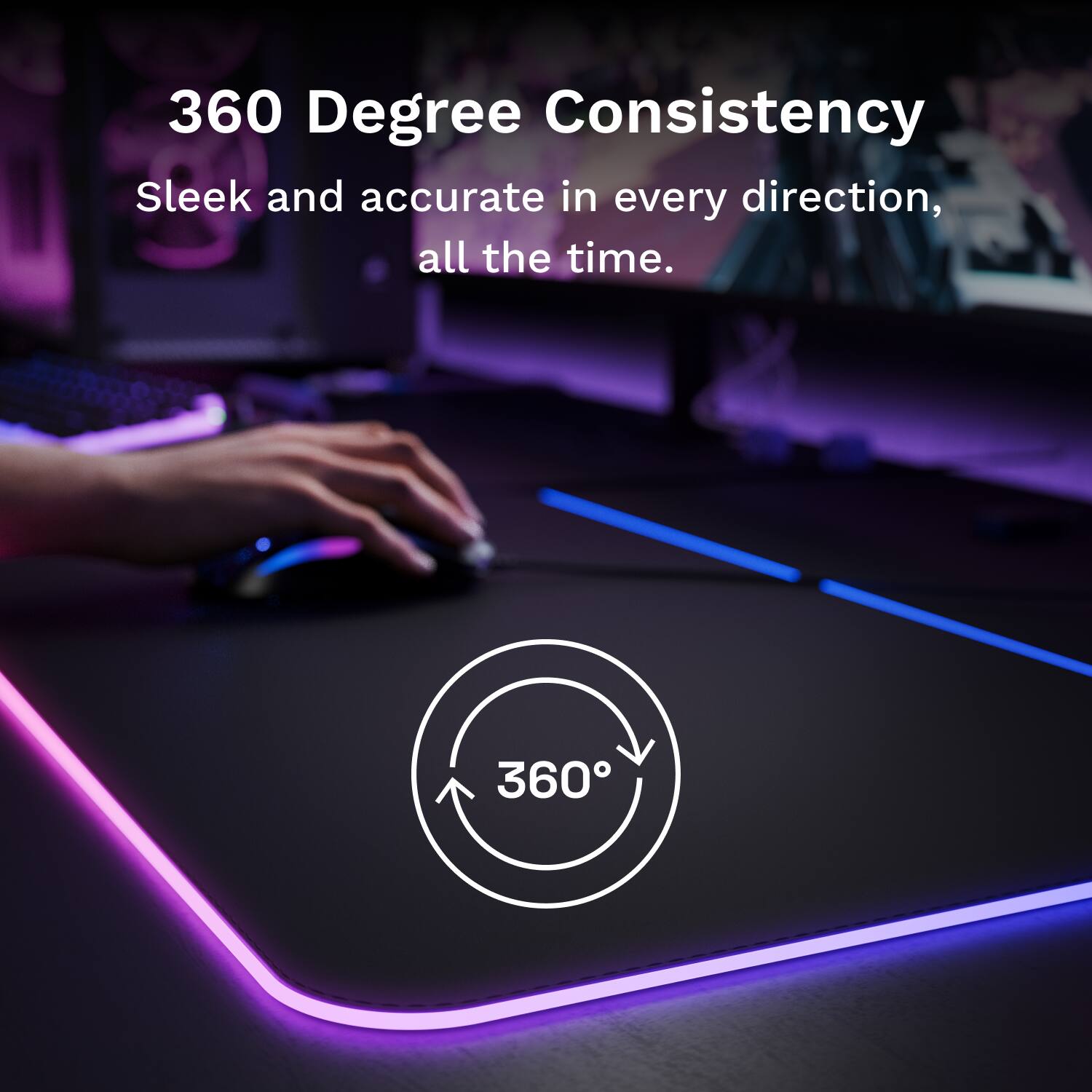 360 Degree Consistency  
Sleek and accurate in every direction, all the time.
