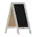 Front. Alamont Home - Canterbury 20"W x 2-26"D x 40"H Magnetic A-Frame Chalkboard - Solid White.