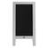 Alt View 17. Alamont Home - Canterbury 20"W x 2-26"D x 40"H Magnetic A-Frame Chalkboard - Solid White.