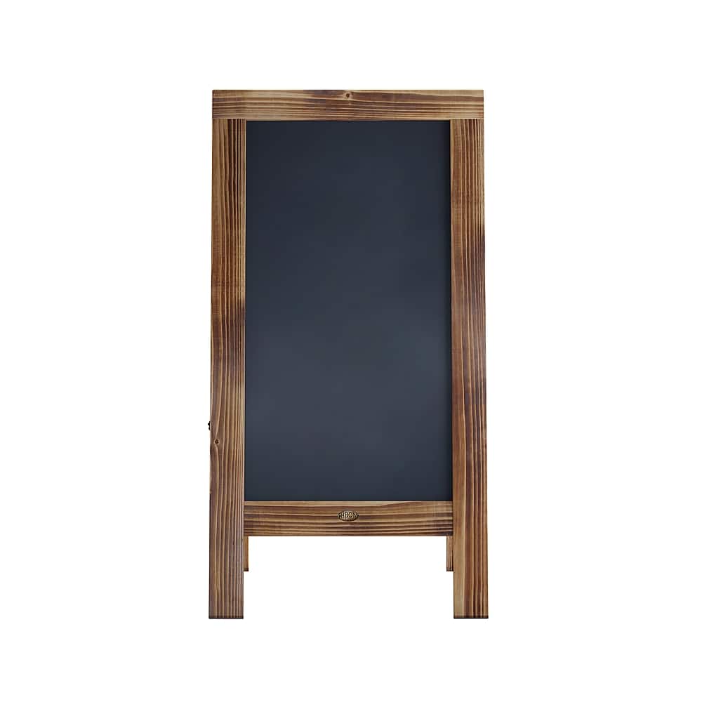 Alt View 12. Alamont Home - Canterbury 20"W x 2-26"D x 40"H Magnetic A-Frame Chalkboard - Rustic Brown.