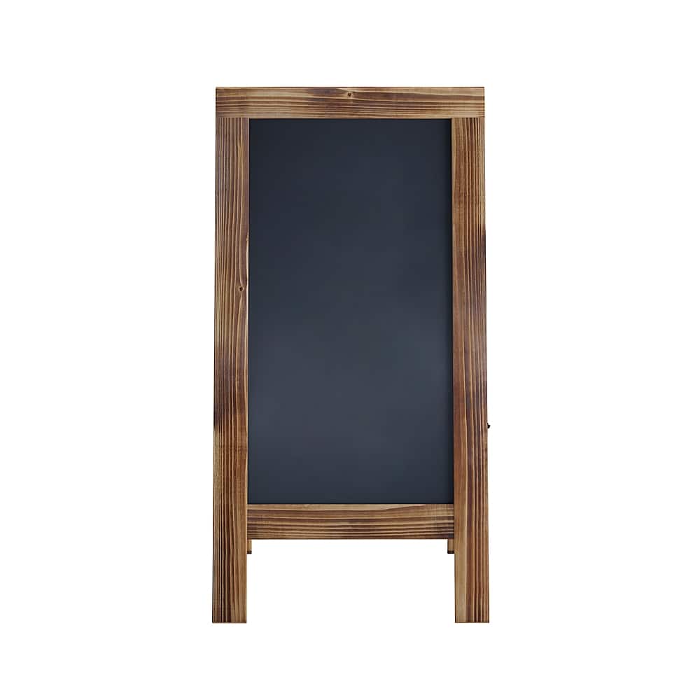 Alt View 17. Alamont Home - Canterbury 20"W x 2-26"D x 40"H Magnetic A-Frame Chalkboard - Rustic Brown.