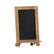 Front. Alamont Home - Canterbury 9.5"W x 1.88"D x 14"H Magnetic Tabletop Chalkboard - Torched Brown.