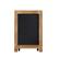 Alt View 12. Alamont Home - Canterbury 9.5"W x 1.88"D x 14"H Magnetic Tabletop Chalkboard - Torched Brown.
