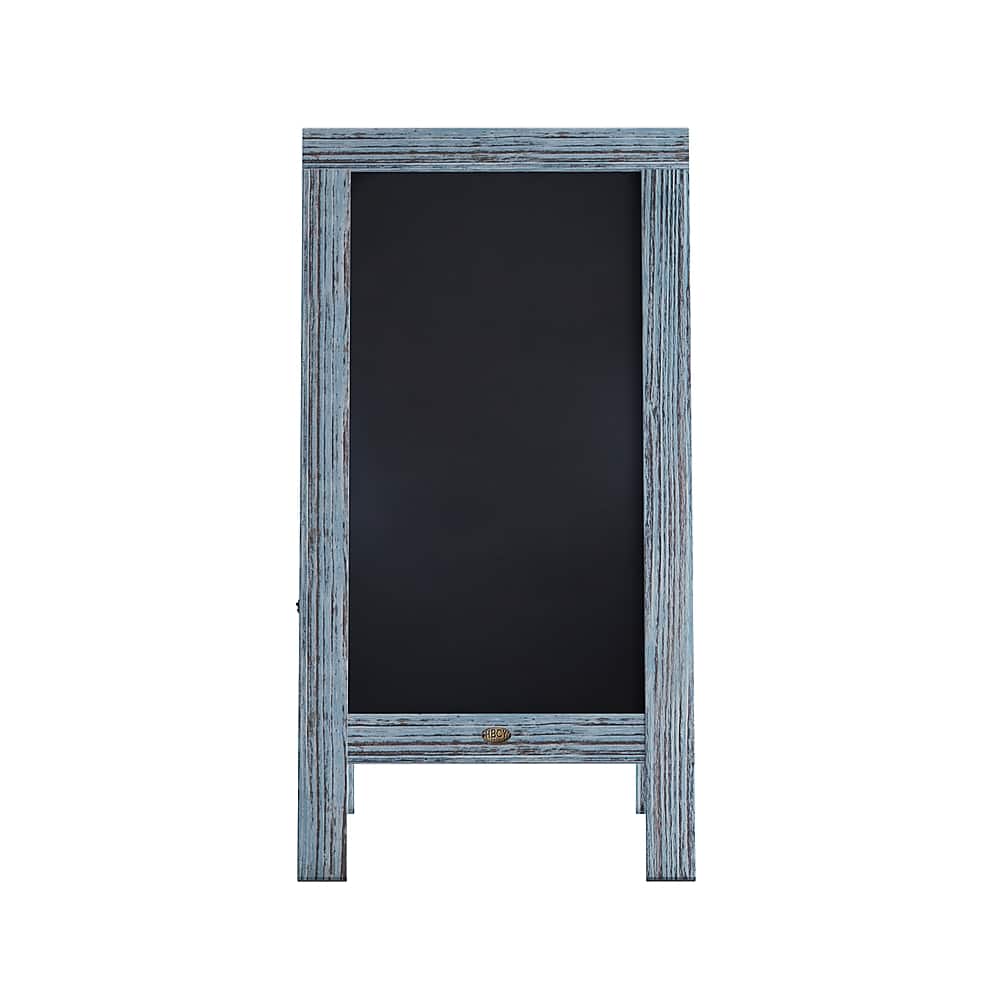 Alt View 12. Alamont Home - Canterbury 20"W x 2-26"D x 40"H Magnetic A-Frame Chalkboard - Rustic Blue.