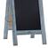 Alt View 18. Alamont Home - Canterbury 20"W x 2-26"D x 40"H Magnetic A-Frame Chalkboard - Rustic Blue.