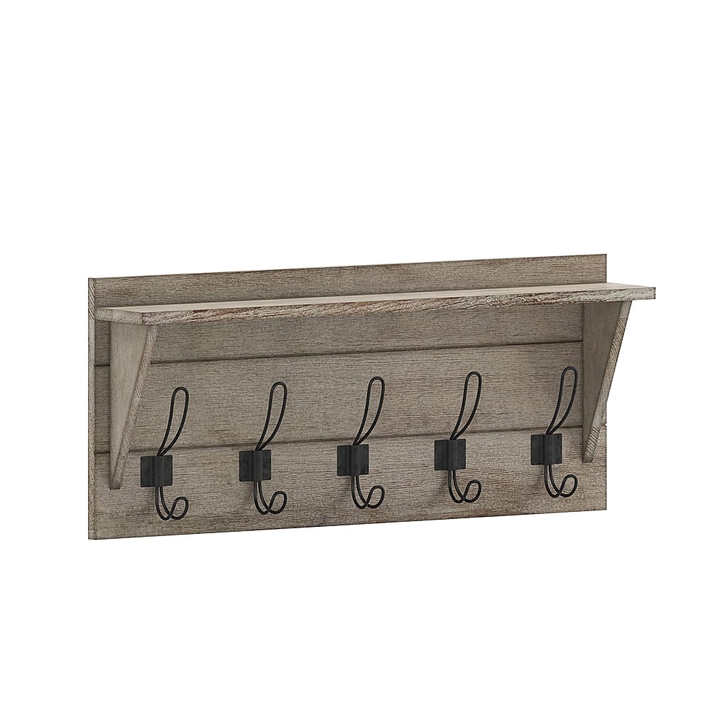 Alamont Home - Daly 24"W x 3.1"D x 6.5"H Coat Rack - White Wash - Alt_View_Zoom_11