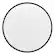 Alt View 12. Alamont Home - Julianne 20" Round Wall Mounted Mirror - Black.