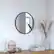Alt View 13. Alamont Home - Julianne 20" Round Wall Mounted Mirror - Black.