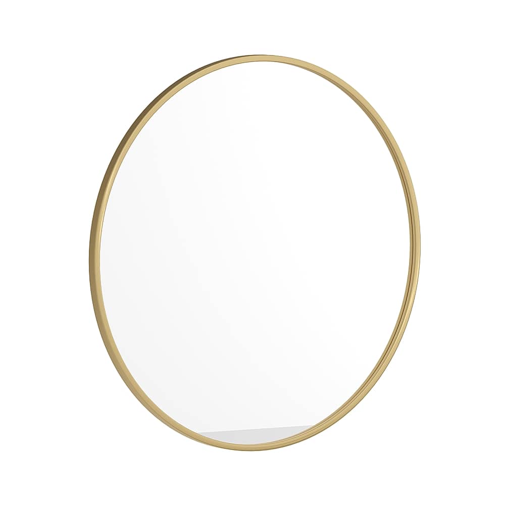 Alt View 11. Alamont Home - Julianne 30" Round Wall Mounted Mirror - Gold.