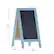 Alt View 14. Alamont Home - Canterbury 20"W x 2-26"D x 40"H Magnetic A-Frame Chalkboard - Robin Blue.