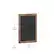 Alt View 14. Alamont Home - Canterbury 18"W x 0.75"D x 24"H Magnetic Wall Mounted Chalkboard - Torched Brown.