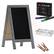 Front. Alamont Home - Canterbury 20"W x 2-26"D x 40"H Magnetic A-Frame Chalkboard - Gray Wash.