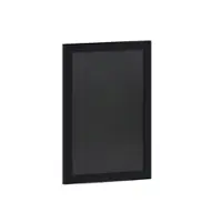 Alamont Home - Canterbury 18"W x 0.75"D x 24"H Magnetic Wall Mounted Chalkboard - Black - Front_Zoom