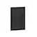 Front. Flash Furniture - Canterbury 18"W x 0.75"D x 24"H Magnetic Wall Mounted Chalkboard - Black.