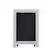 Alt View 12. Flash Furniture - Canterbury 9.5"W x 1.88"D x 14"H Magnetic Tabletop Chalkboard - White Wash.