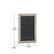 Alt View 14. Alamont Home - Canterbury 18"W x 0.75"D x 24"H Magnetic Wall Mounted Chalkboard - Weathered Brown.
