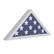 Alt View 11. Alamont Home - Sheehan 17.5"W x 3"D x 12.5"H Flag Case - White.
