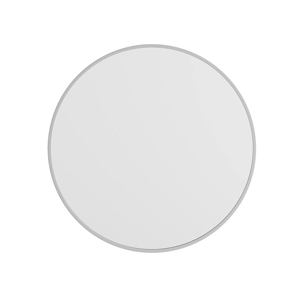 Alt View 12. Alamont Home - Julianne 30" Round Wall Mounted Mirror - Silver.